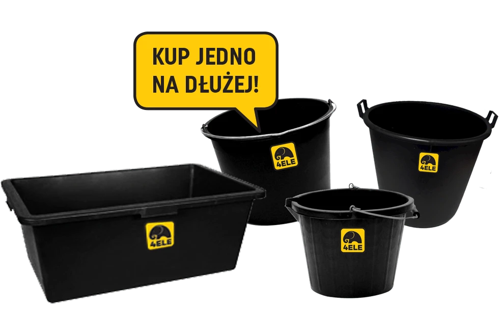 wiadra, producent kast i wiader